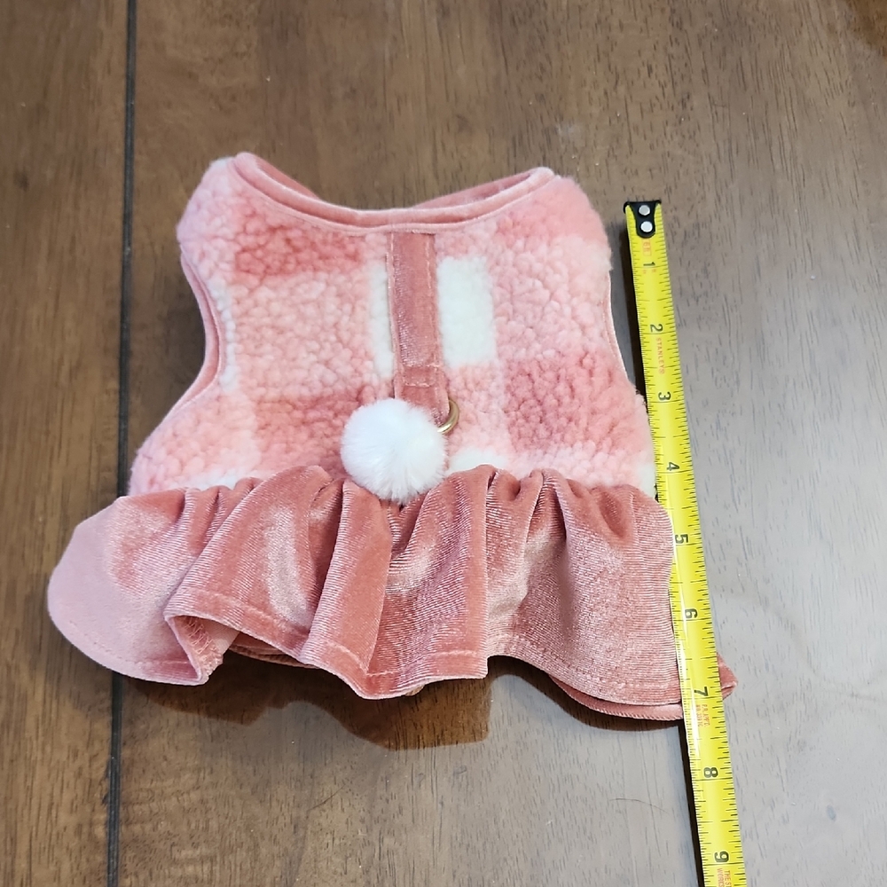Top Paw Pink and White Pet Vest